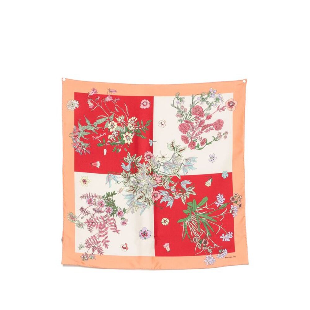 Mantero Red Scarves Women
